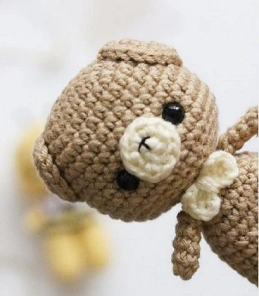7'Lİ MİNİK AMİGURUMİ OYUNCAK SETİ - Resim 3