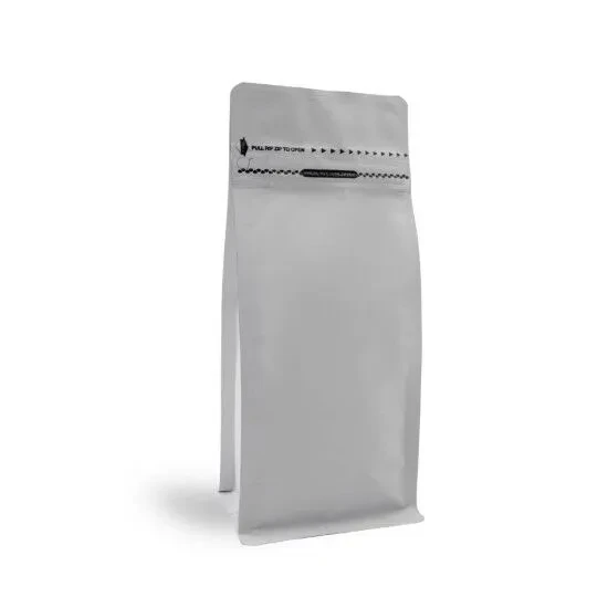 MAT BEYAZ METALİZE KİLİTLİ FLAT BOTTOM (11,5X21,5) CM 500 adet ürün görseli 1
