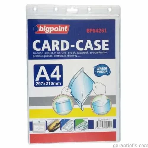 Bigpoint BP64261 Dikey A4 Kilitli Kart Poşeti ürün görseli 1