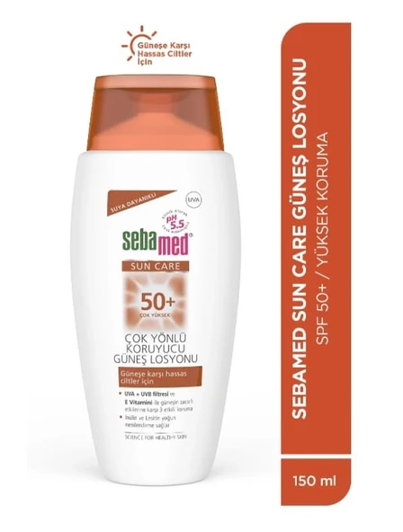 Sebamed Sun Care Suya Dayanıklı SPF 50+ Çok Yönlü Koruyucu Güneş Losyonu 150 ML ürün görseli 1