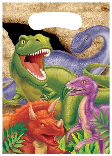 Dinozor Land Hediye Poşeti 8 Adet ürün görseli 1