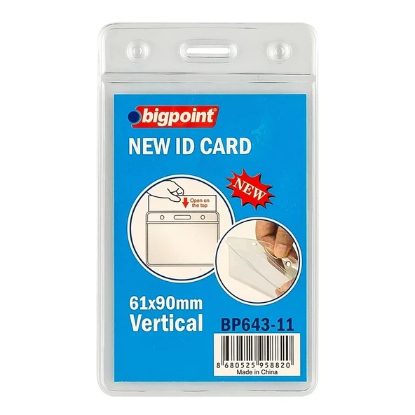 Bigpoint BP643 Kart Poşeti Dikey 61x90mm (10 lu) ürün görseli 1