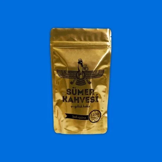 BASKILI ALTIN ALÜMİNYUM DOYPACK 1000 ADET ürün görseli 1