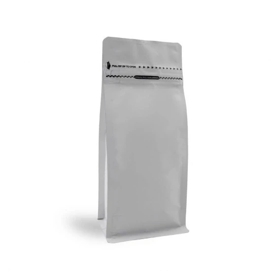 MAT BEYAZ METALİZE KİLİTLİ FLAT BOTTOM (14X36) CM 100 adet ürün görseli 1