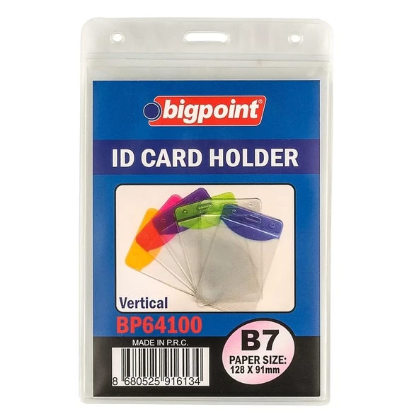 Bigpoint BP641 Korumalı Kart Poşeti Dikey 91x128mm (10 lu) ürün görseli 1