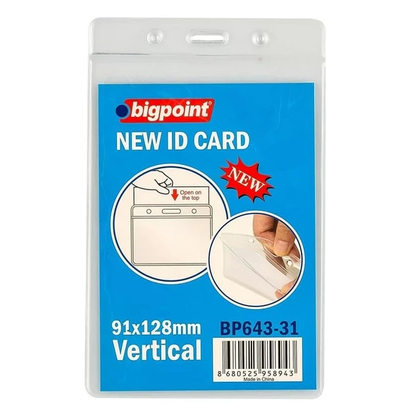 Bigpoint BP643 Kart Poşeti Dikey 91x128mm (10 LU PK) ürün görseli 1