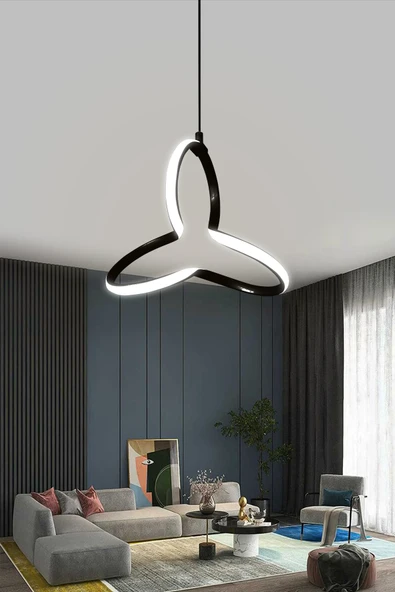 Yonca Modern Sarkıt Led Avize 1 Yıl Garantili - Resim 9