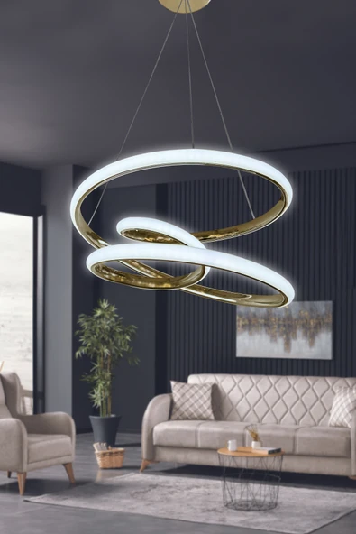 Eylül 2 mt Led Avize - Salon & Oturma Odası Avizesi ürün görseli 1