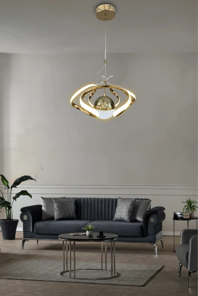Dron Tek Top 2 modern Sarkıt Led Avize - Resim 7