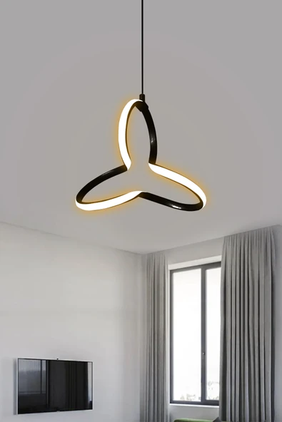 Yonca Modern Sarkıt Led Avize 1 Yıl Garantili - Resim 7