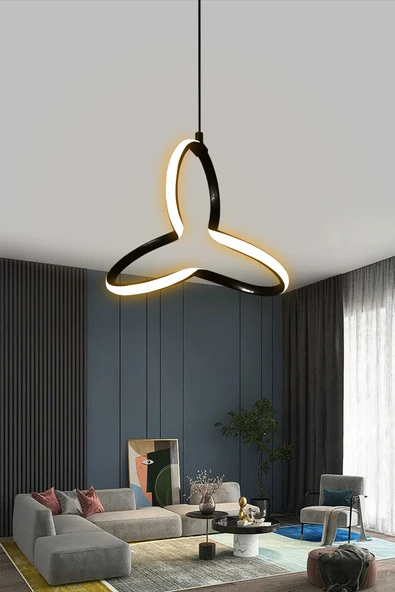 Yonca Modern Sarkıt Led Avize 1 Yıl Garantili - Resim 10
