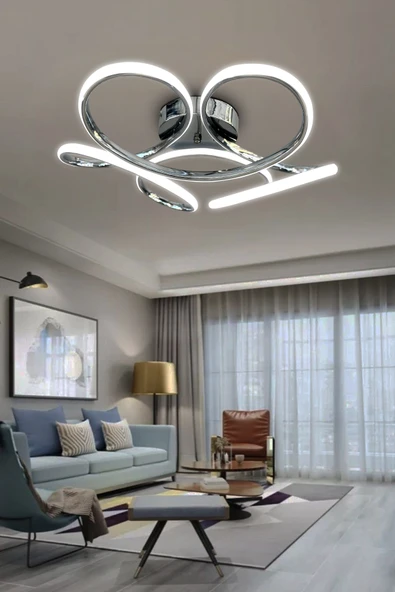 Dron Plafonyer Tavana Yapışık Led Avize - Resim 3
