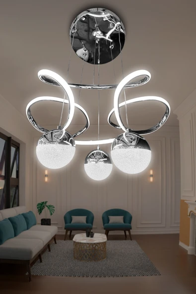 Dron 3 Toplu Led Avize - Resim 10