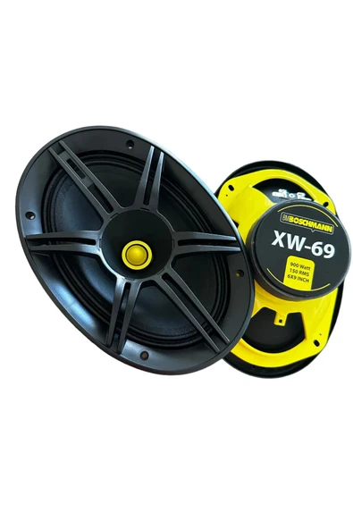 ぴーまん PTTAVM: BOSCHMANN XW-69-900WMAX-150W RMS-6''X9''-OVAL MİDRANGE
