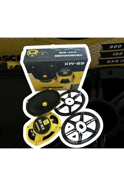 PTTAVM: BOSCHMANN XW-69-900WMAX-150W RMS-6''X9''-OVAL MİDRANGE