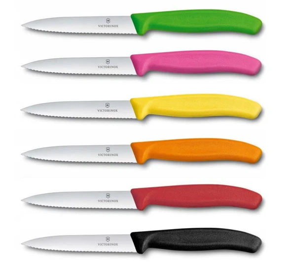 Victorinox 6.763 8cm Tırtıklı Meyve Sebze Soyma Doğrama Bıçağı ürün görseli 1