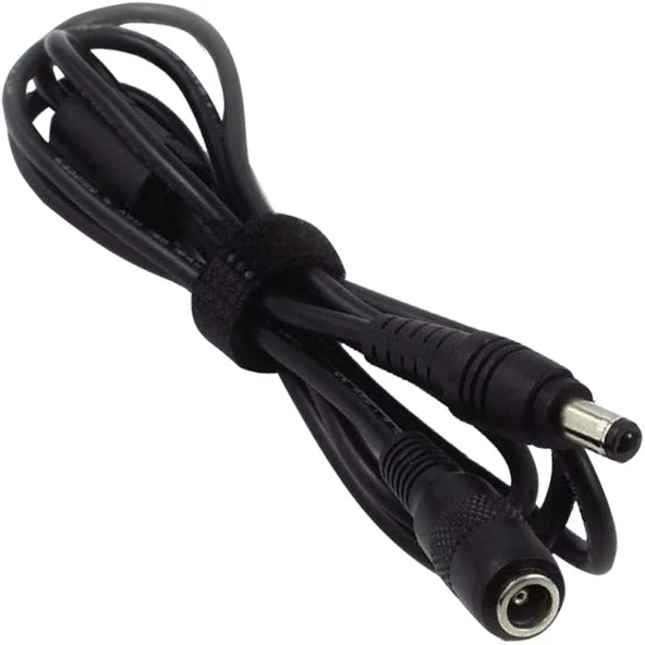 NOTEBOOK ADAPTÖR UZATMA KABLOSU (5.5*2.5 ERKEK-DİŞİ) ürün görseli 1