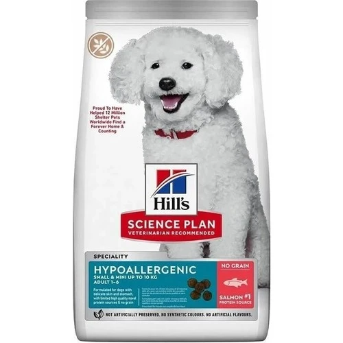 Hill's SP Hipoalerjenik Somonlu Küçük ve Mini Irk Yetişkin Köpek Maması 6KG ürün görseli 1