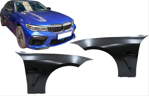 AUTOGP Bmw g20 m3 çamurluk seti sağ sol takım 2019+ ürün görseli 1
