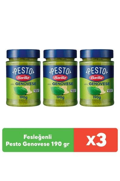 Barilla Fesleğenli/ Pesto Genovese 190 g x 3 adet ürün görseli 1
