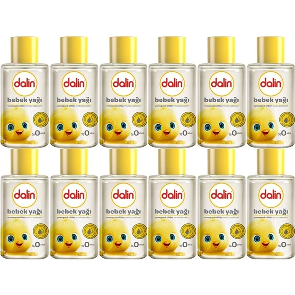 Dalin Bebek Yağı 50ML Klasik Mini (12 Li Set) ürün görseli 1