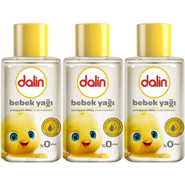 Dalin Bebek Yağı 50ML Klasik Mini (3 Lü Set) ürün görseli 1