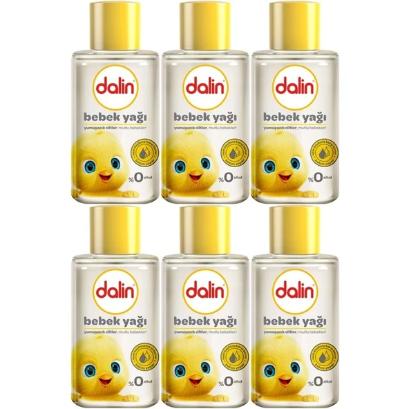 Dalin Bebek Yağı 50ML Klasik Mini (6 Lı Set) ürün görseli 1