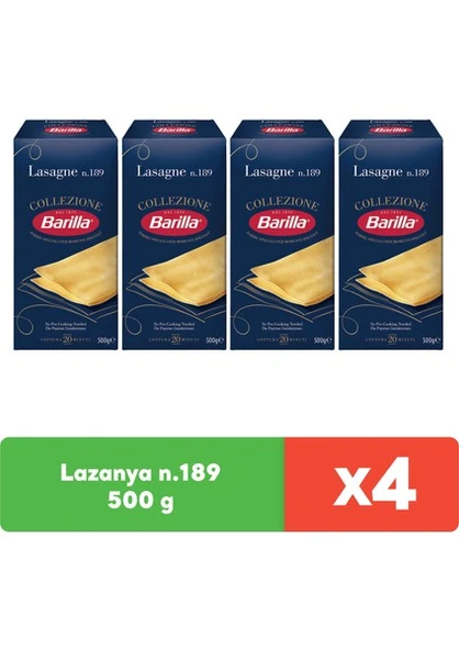 Barilla Lazanya 500 g x 4 adet ürün görseli 1