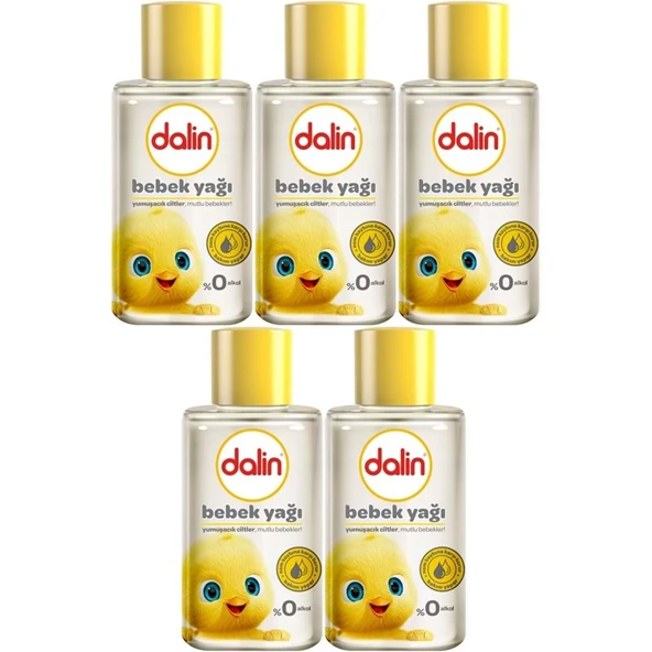 Dalin Bebek Yağı 50ML Klasik Mini (5 Li Set) ürün görseli 1