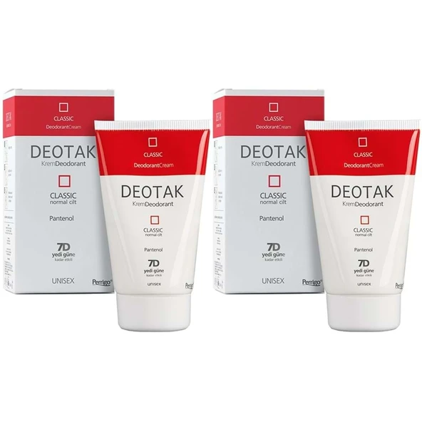 Deotak Krem Deodorant Unisex 35ML Classic (Normal Cilt) (2 Li Set) ürün görseli 1