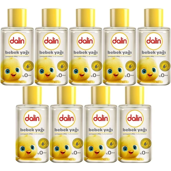 Dalin Bebek Yağı 50ML Klasik Mini (9 Lu Set) ürün görseli 1