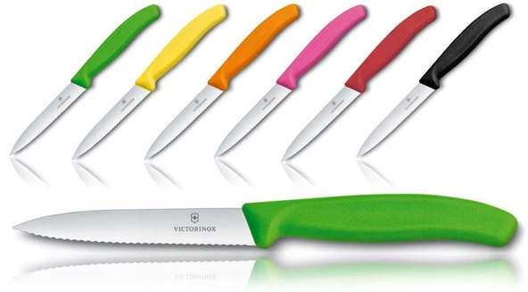 Victorinox 6.773 10cm Tırtıklı Sebze Meyve Soyma Doğrama Bıçağı ürün görseli 1