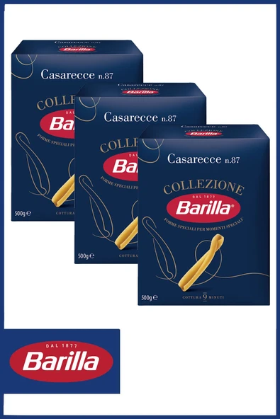 Barilla Casarecce Makarna 500 G X 3 Adet ürün görseli 1