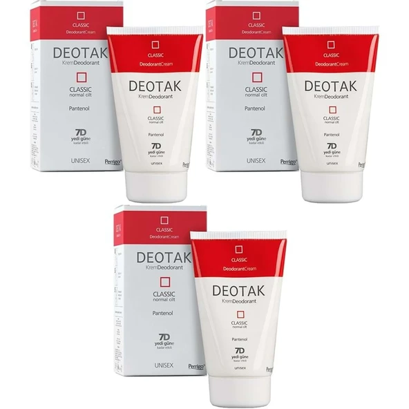 Deotak Krem Deodorant Unisex 35ML Classic (Normal Cilt) (3 Lü Set) ürün görseli 1