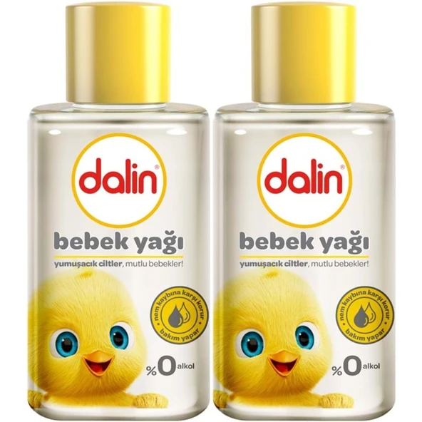 Dalin Bebek Yağı 50ML Klasik Mini (2 Li Set) ürün görseli 1