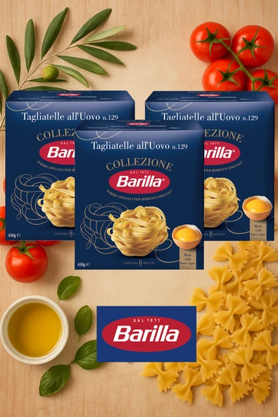 Barilla Tagliatelle Makarna 450 g x 3 adet ürün görseli 1