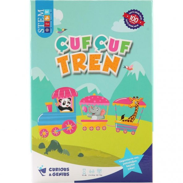 Curious&Genius Çuf Çuf Tren Oyunu - Resim 2