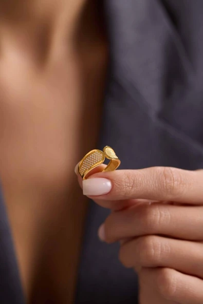 Sürmene Altın Hasır Yüzük ürün görseli 1