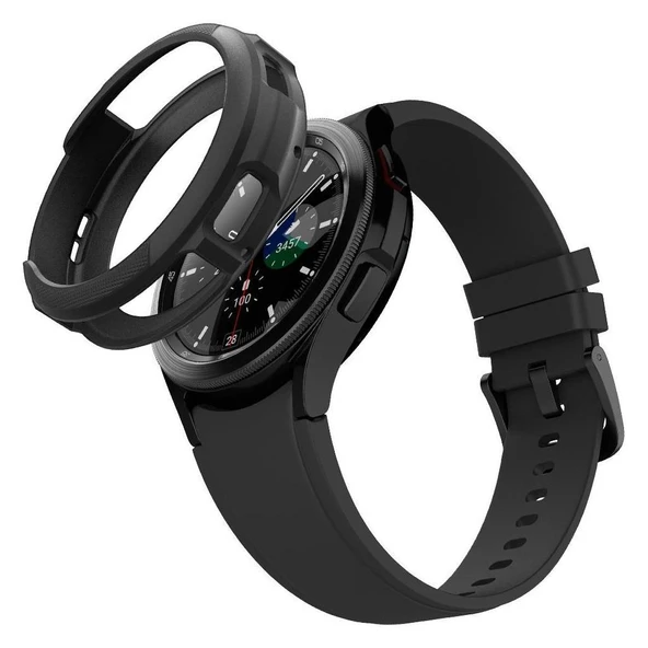 Galaxy Watch 4 Classic (42mm) ile Uyumlu Kılıf, Spigen Liquid Air Matte Black ürün görseli 1
