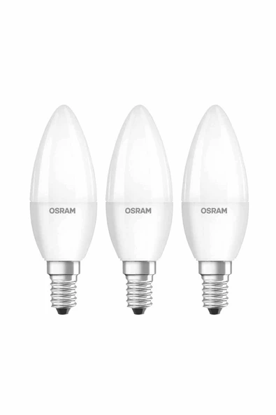 Osram Led Value 7W 2700K 1055lm E27 Duy Sarı Işık 3'lü Ampul ürün görseli 1