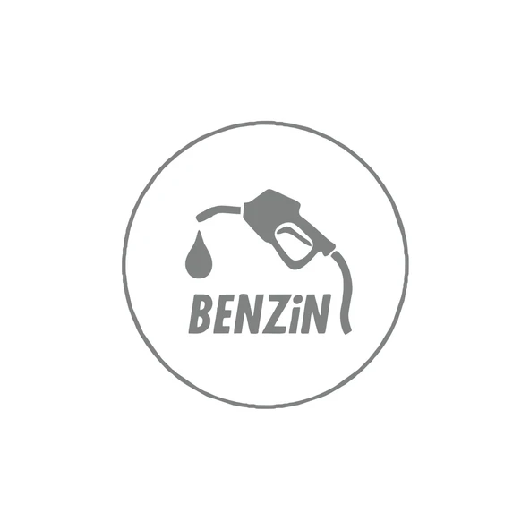 Benzin Araba Sticker 17x17 Cm Gri ürün görseli 1