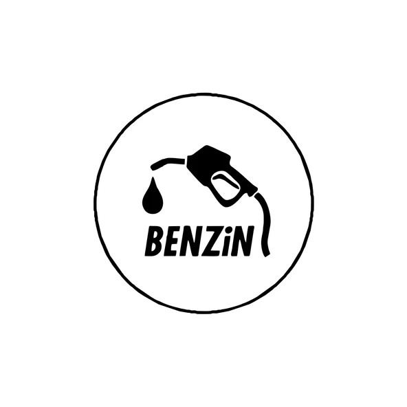 Benzin Araba Sticker 17x17 Cm Siyah ürün görseli 1