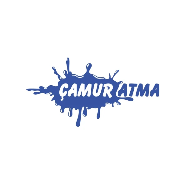 Çamur Atma Araba Sticker 17x17 Cm Mavi ürün görseli 1