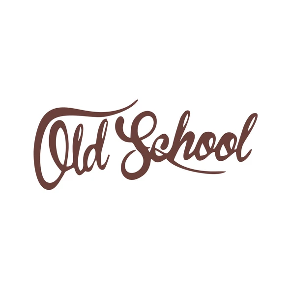 Old School Araba Sticker 17x17 Cm Kahverengi ürün görseli 1
