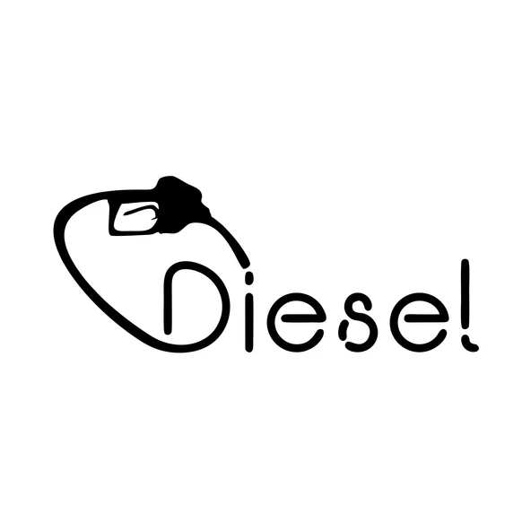 Diesel Araba Sticker 17x17 Cm Siyah ürün görseli 1