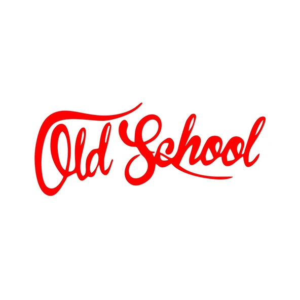 Old School Araba Sticker 17x17 Cm Kırmızı ürün görseli 1