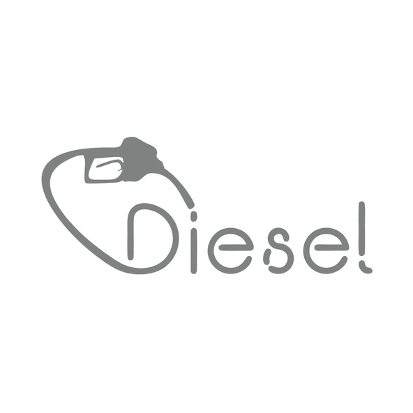 Diesel Araba Sticker 17x17 Cm Gri ürün görseli 1