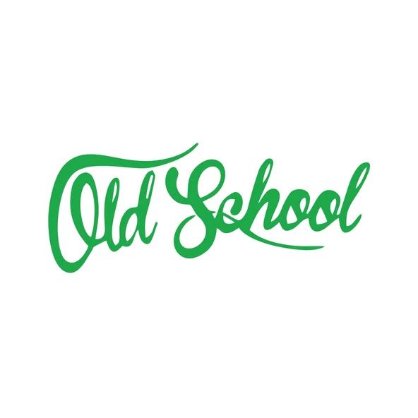 Old School Araba Sticker 17x17 Cm Yeşil ürün görseli 1