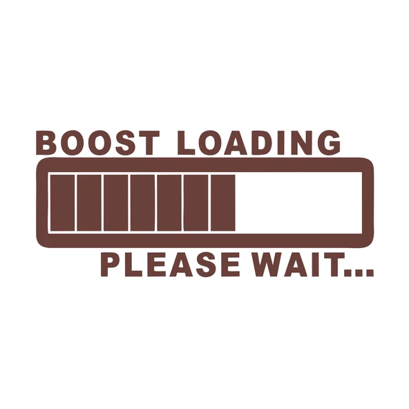 Boost Loading Araba Sticker 17x17 Cm Kahverengi ürün görseli 1