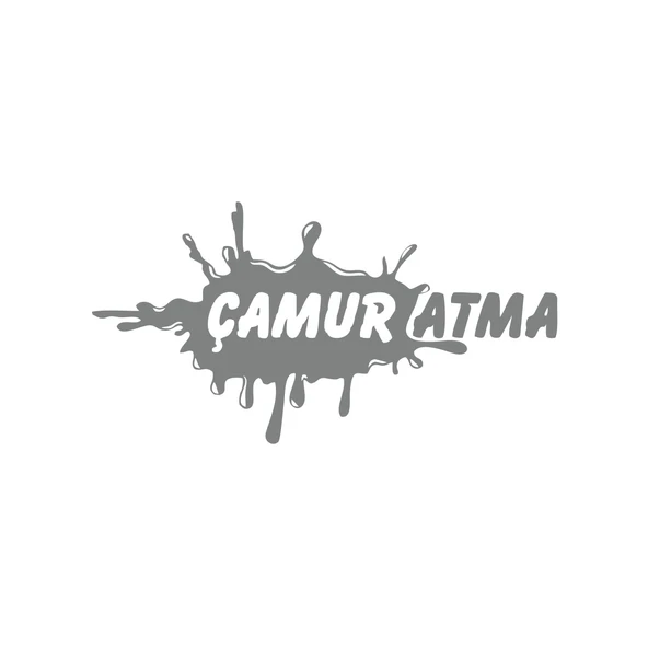 Çamur Atma Araba Sticker 17x17 Cm Gri ürün görseli 1